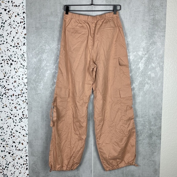 Zara tan cargo parachute pants - Picture 5 of 9